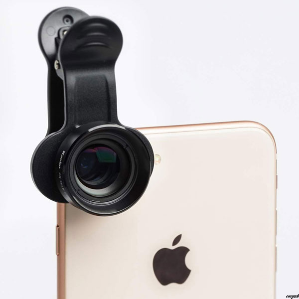 【スマホ用2倍ズーム、クリップ式望遠レンズ】 スマホ用カメラアクセサリー 望遠レンズ デュアルカメラ対応 旅行 アウトドア 動物園