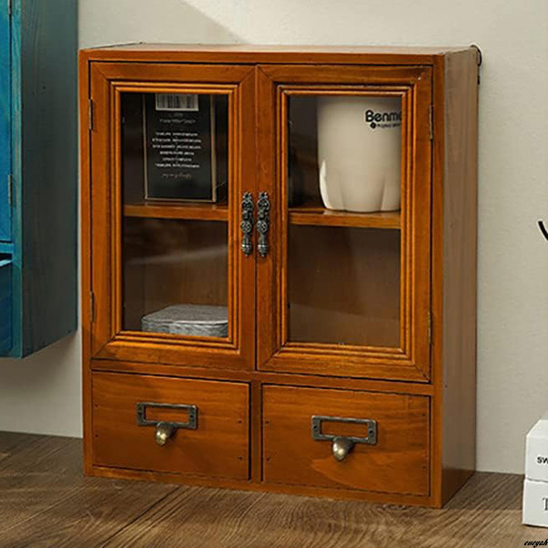 【小物をおしゃれに収納しつつ、インテリアのアクセントにもなる】 収納 おしゃれ インテリア 家具 木製 小物入れ キャビネット