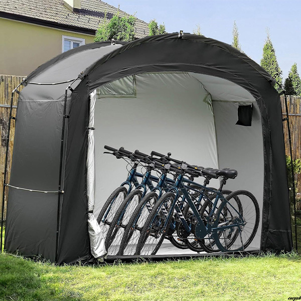 【簡単設置の自転車用屋外サイクルテント】 サイクルガレージ 幅200cm 簡易ガレージ UVカット 防水 防犯 防塵 折りたたみ式
