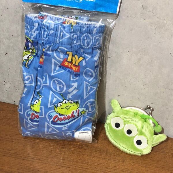 【即決/送料無料】TOY STORY トイ・ストーリー リトルグリーンマングッズセットまとめ売り トランクス &小銭入れ 東京ディズニーリゾート