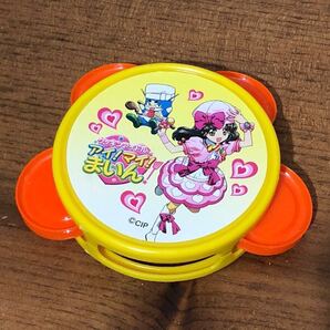 【即決/送料無料】クッキングアイドル アイ!マイ!まいん まいんちゃん アニメイラスト玩具タンバリン 美品