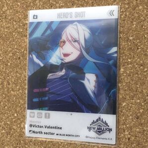【Amazonで3980円】エリオスライジングヒーローズ ヴィクター・ヴァレンタイン イラストカード⑥ 美品 Victor Valentine