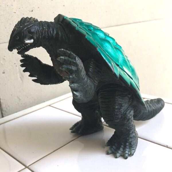 【即決/送料無料】GAMERA plastic figure ガメラ19cm級ソフビフィギュア 中古 レトロ玩具