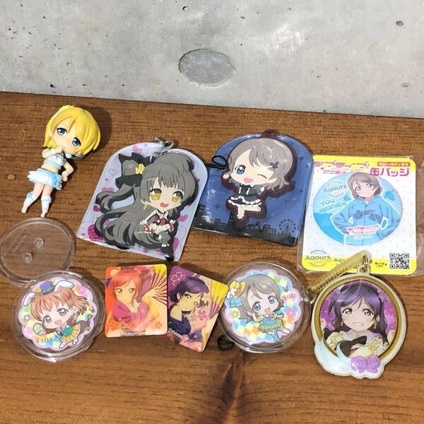 【即決/送料無料】Love Live! ラブライブ! グッズ9個セットまとめ売り 中古 絵里デフォルメフィギュア 希 ことり 曜 真姫 千歌