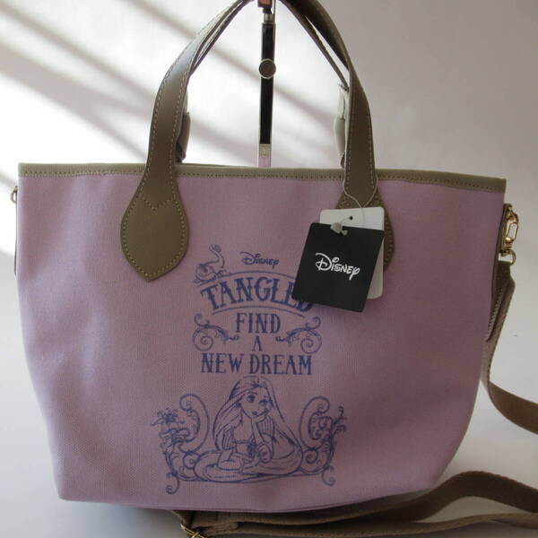 ■■202411即決■ LANVIN en Bleu ランバン オン ブルー新品ラベンダー ディズニー / ラプンツェル トートバッグ ショルダーバッグ
