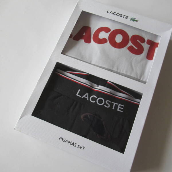 ■■202505即決■ LACOSTE ラコステ 新品ロゴパジャマセット S(インポートサイズ) No.5