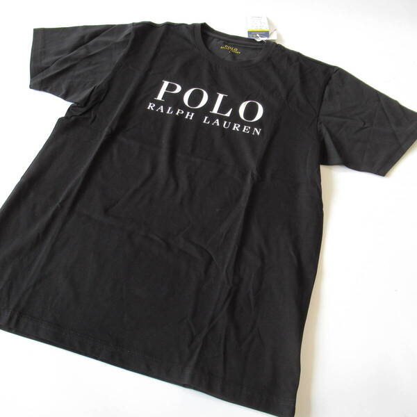 ■■202505即決■ ポロラルフローレン新品ブラック半袖Tシャツ / ホームウェア L No.2