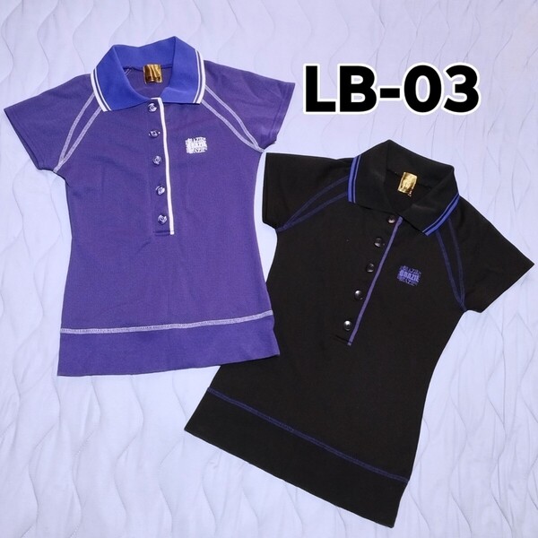LB-03 Tシャツ カットソー 黒 紫 2点セット ポロシャツ ビンテージ