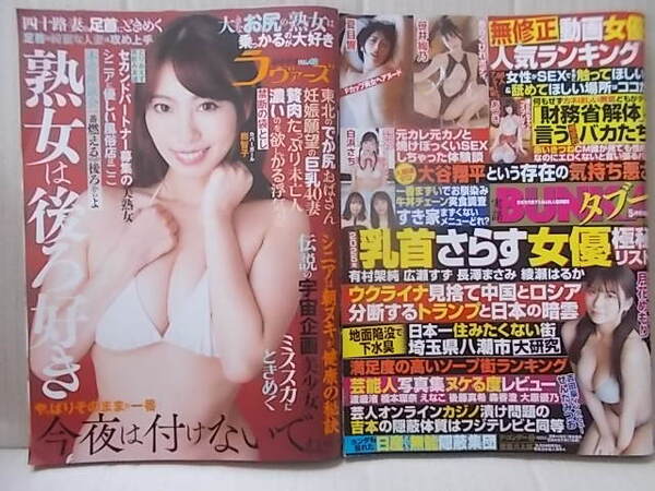 ラヴァーズ VOL.42 樹智子 宮川みやび おばさんアイドル 宇宙企画の美少女たち・実話BUNKAタブー 2025年5月 笹井絢乃 夏目響 古雑誌