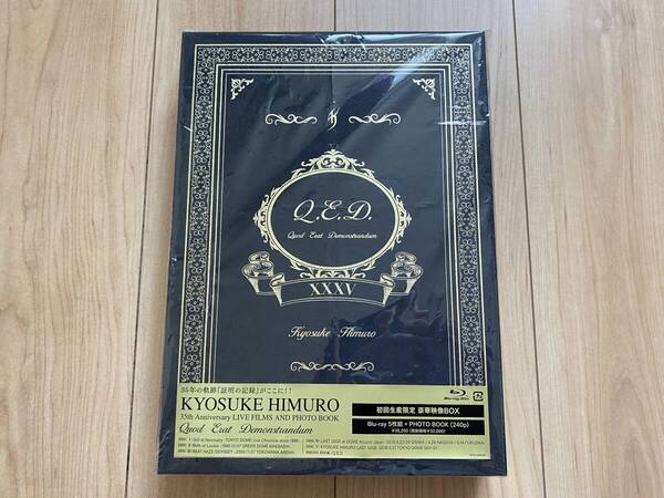 氷室京介 KYOSUKE HIMURO 35th Anniversary LIVE FILMS AND PHOTOBOOK QUOD ERAT DEMONSTRANDUM 初回生産限定版 Blu-ray 美品