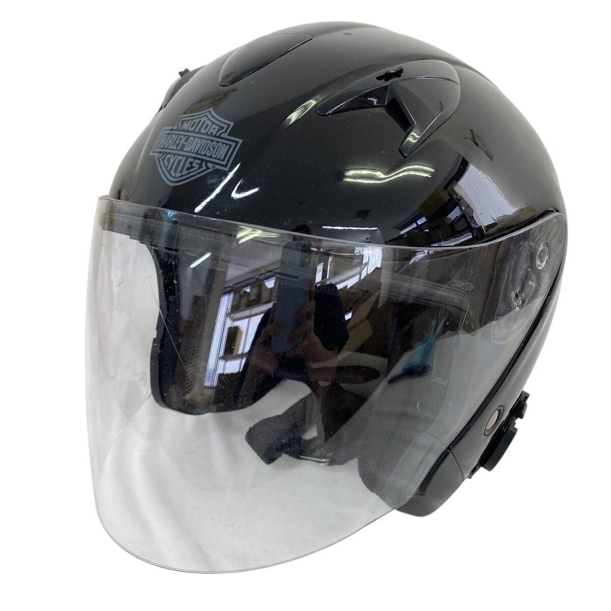 値下げ☆Harley-Davidson ジェットヘルメット ブラック Harley Davidson マットブラック ハーレダビッドソン純正 Arai