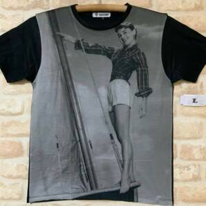 オードリー ヘプバーン ヨット Tシャツ Lサイズ