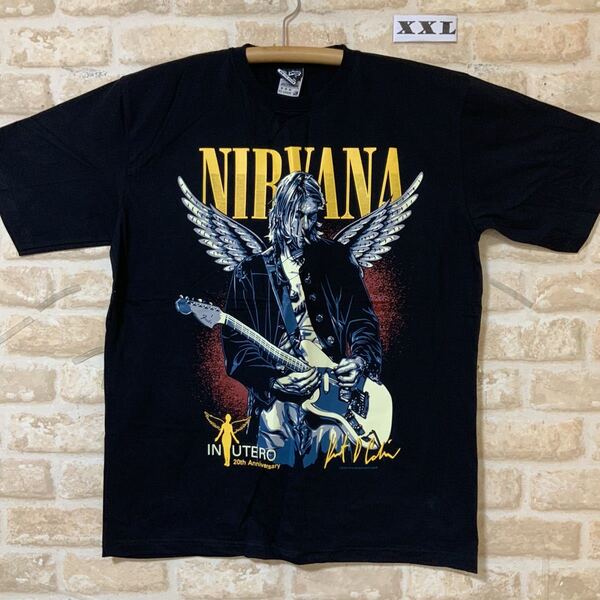 ニルバーナ ニルヴァーナ Tシャツ XXLサイズ 管3456 半袖Tシャツ NIRVANA