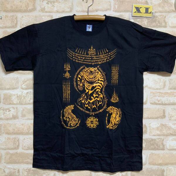サクヤン Tシャツ XLサイズ 虎 スア タイガー タトゥー 管saku02