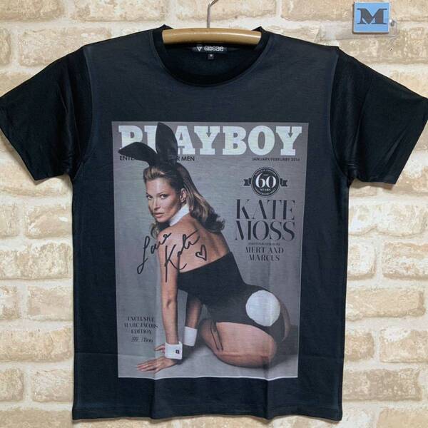 プレイボーイ ケイトモス セクシーガール デザインTシャツ Mサイズ