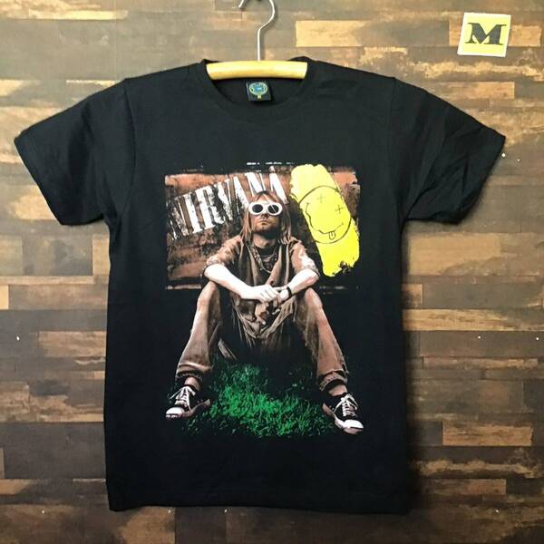 ニルバーナ ニルヴァーナ Tシャツ Mサイズ カートコバーン ロックバンド バンドTシャツ Nirvana