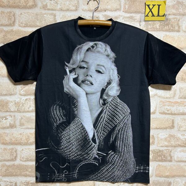新品 マリリンモンロー セーター Tシャツ XLサイズ 管3745 タバコ 半袖