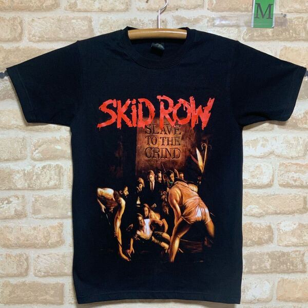 新品 スキッドロウ SKID ROW Tシャツ Mサイズ 管1910 ロックバンド 半袖