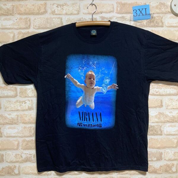 ニルバーナ ニルヴァーナ Tシャツ 3XLサイズ NIRVANA ロックバンド あかちゃん