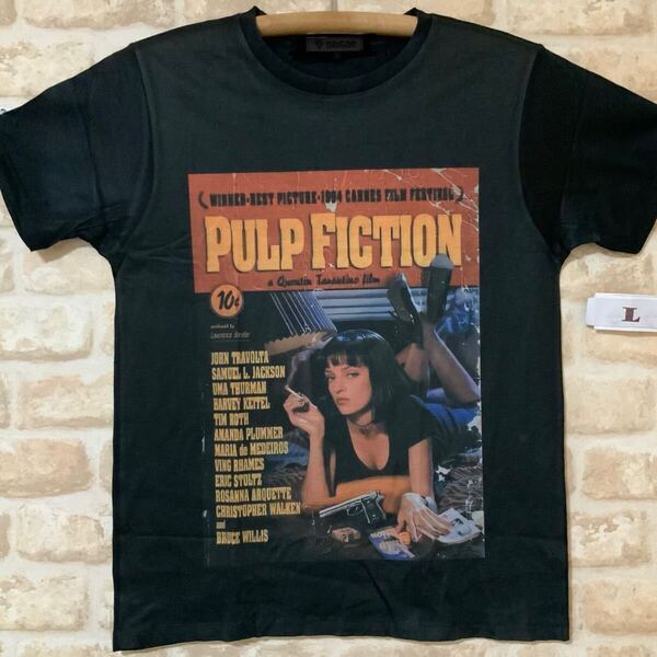 パルプフィクション Tシャツ Lサイズ ユマサーマン 半袖Tシャツ