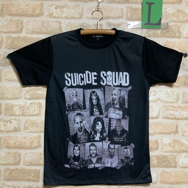 スーサイドスクワッド Tシャツ Lサイズ ハーレイクイン他 半袖Tシャツ Suicide Squad