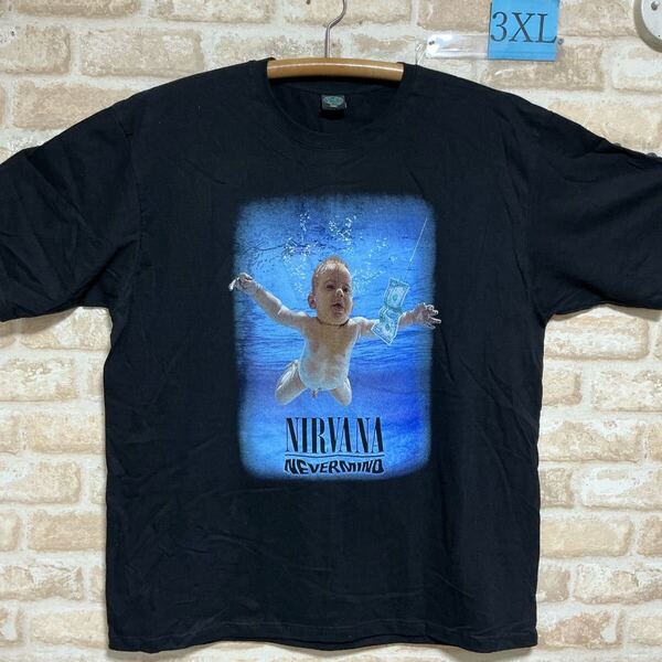 ニルバーナ ニルヴァーナ Tシャツ 3XLサイズ NIRVANA ロックバンド あかちゃん