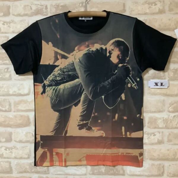 リンキン パーク チェスターペニントン Tシャツ XLサイズ 管3336 ロックバンドTシャツ