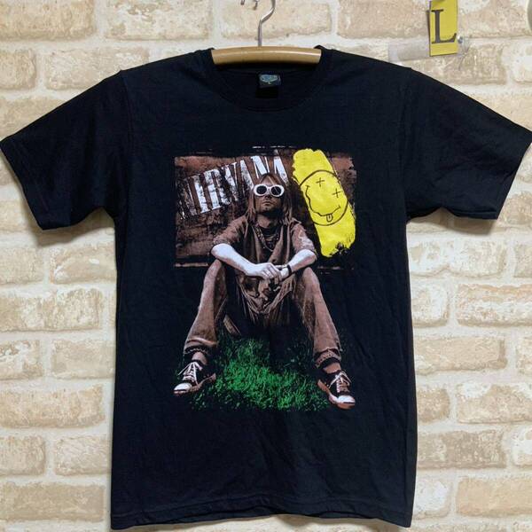 ニルバーナ ニルヴァーナ Tシャツ Lサイズ カートコバーン Nirvana ロックバンド