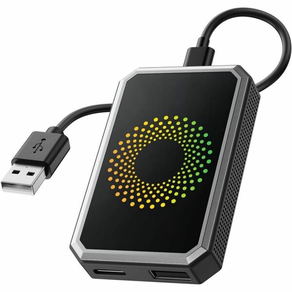 ワイヤレスカープレイアダプター 内蔵ビデオアプリ wireless アダプター ワイヤレス カープレイ Apple Carplay&Android ハンズフリー
