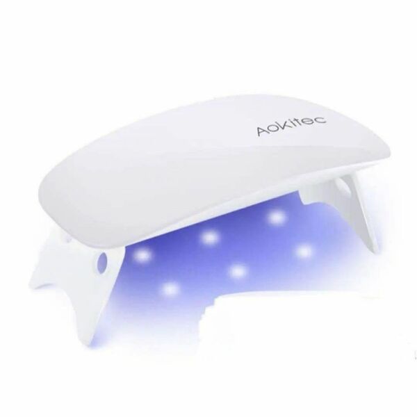 ホワイトUVライト レジン用 レジン UVライト ネイルライト Mini 硬化用UVライト UV LED ネイルドライヤー 赤外線検知