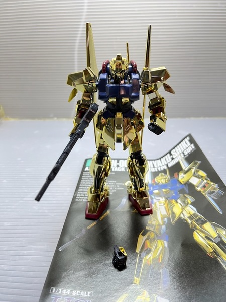 ガンプラ HGUC 機動戦士Zガンダム 1/144 MSN-00100 百式 74438 ゴールドメッキ仕様 完成品