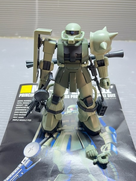 ガンプラ HGUC 機動戦士ガンダム 1/144 MS-06 量産型ザク 0122240 完成品
