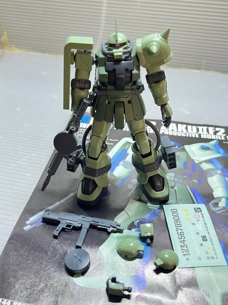 ガンプラ HGUC 機動戦士ガンダム0083 STARDUST MEMORY 1/144 MS-06F-2 ザクII F2型 ジオン軍仕様 完成品