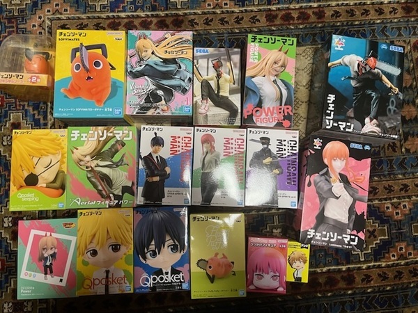 チェンソーマン デンジ マキマ ポチタ パワー等 プライズフィギュア 18体セット まとめ売り 未開封品