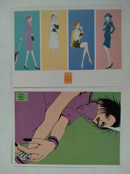 NANA 2002 ポストカード 2枚◆矢沢あい◆絵葉書/絵はがき