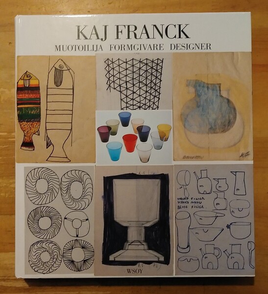 KAJ FRANCK MUOTOILIJA FORMGIVARE DESIGNER WSOY カイ・フランク フィンランド語・英語併記