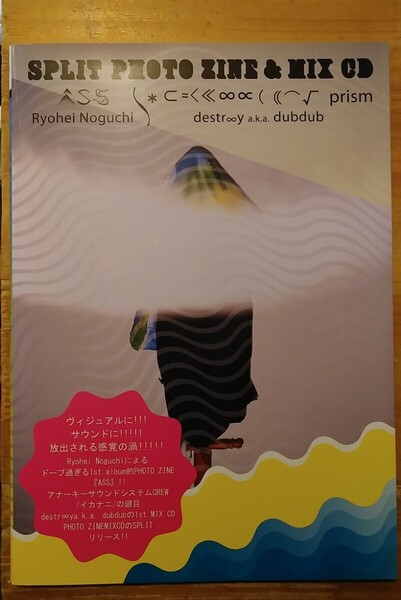 CD未開封 ASS SPLIT PHOTO ZINE & MIXCD(Moon Palace Books) Ryohei Noguchi 野口亮平 星雲社 初版