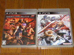 PS3 デッドオアアライブ5+ソウルキャリバーⅤ