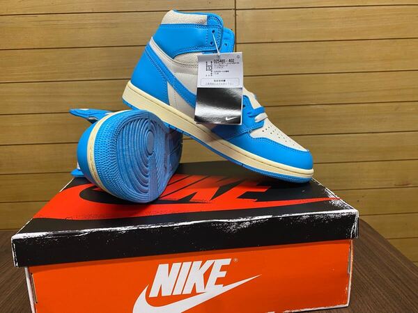 新品未使用 Nike Air Jordan 1 Retro High OG UNC Reimagined US9.5 / ナイキ エア ジョーダン1 UFC リイマジンド 27.5cm aj1 送料無料