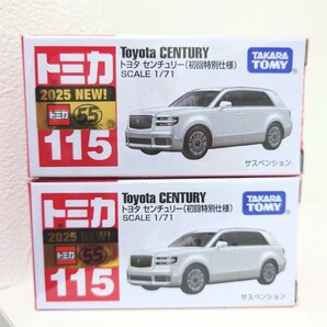 限定トミカ 2台セット No.115 トヨタ センチュリー 初回特別仕様 新品 シュリンク タカラトミー ミニカー ホットウィール MINI GT ミニGT