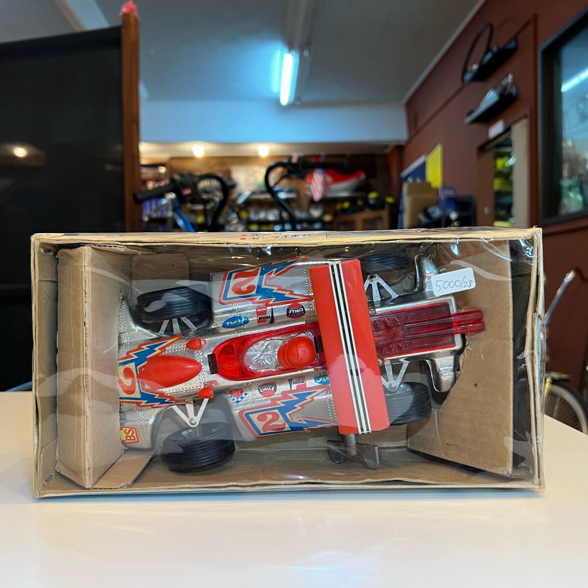 Amazon | 美品昭和レトロ当時ものブリキ玩具レーシングカー2台