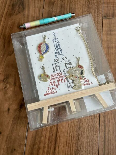 新品★スヌーピー◆チャーム3点セット◆アフタヌーンティーAfternoon TeaピーナッツPEANUTSキーホルダー パリ エッフェル塔 フランス