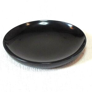 ★手作りの良さが映える漆の味わい♪★会津塗木製銘々皿 5寸 黒塗 単品★国産栃材★送料無料 国産栃材