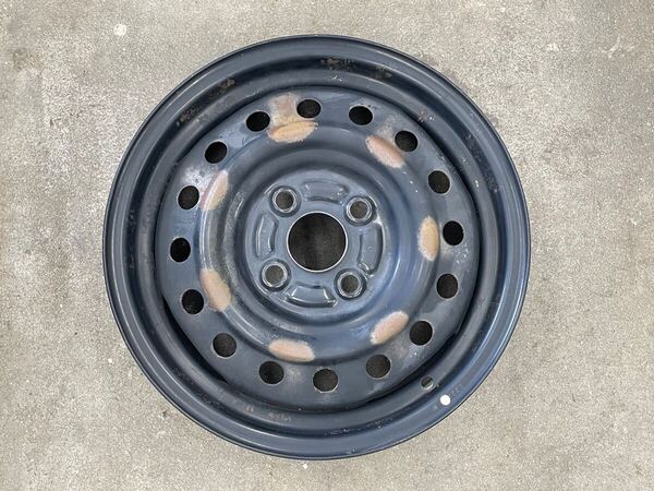 【送料込み】ダイハツ 純正 14インチ 4.5J +45 PCD100-4H スチールホイール 鉄ホイール 1本 タント等 刻印D