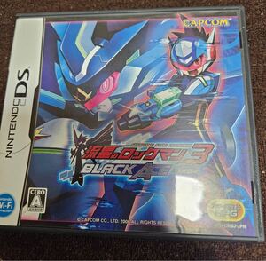 ケース&説明書のみ!!DS用 流星のロックマン3ブラックエース ソフトなし!長期自宅保管