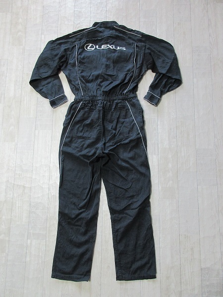 『 送料無料!』《非売品!》《激レア!入手困難!》【 レクサス・LEXUS 】ブラック ♪ 作業服!長袖メカニックツナギ・オールインワン・L