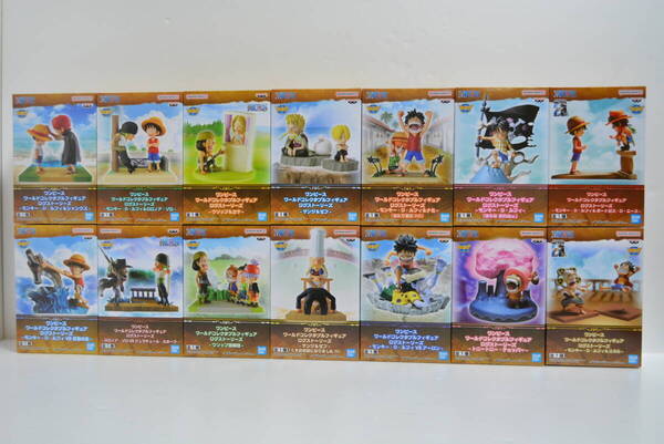 ONE PIECE ワールドコレクタブルフィギュア ログストーリーズ 14種 ワーコレ ルフィ シャンクス ゾロ ウソップ ナミ チョッパー エース
