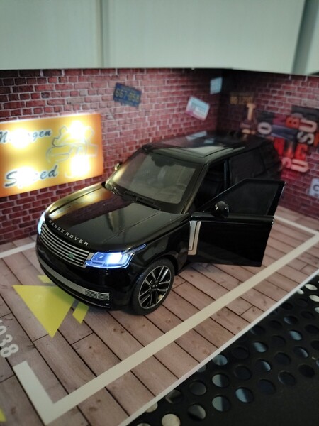 最後の1台!! ランドローバー・レンジローバー SV ミニカー 1/32 音&LED&プルバック ダイキャスト新品 送料込 即決 国内在庫 匿名配送