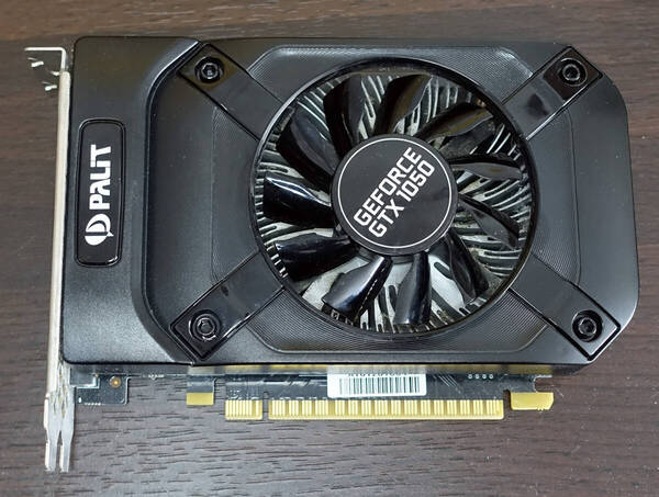 【中古】 Palit GeForce GTX 1050 2GB STORMX NE5105001841-1070F 補助電源不要 完動品