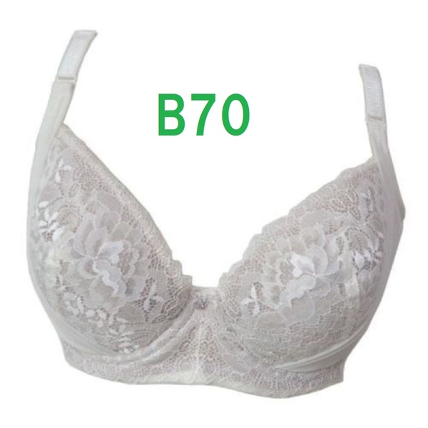 B70・シルクベージュ 脇高ブラジャー(ワイヤー入り) 補正下着 2重リフトアップパネル カップ裏 綿100% 定価:2189円 新品